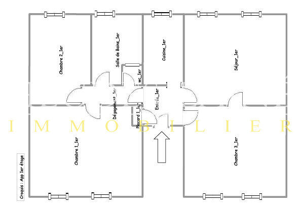 Appartement - 99 m² - 4 pièces