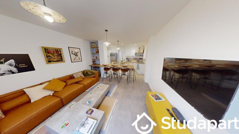 Chambre - 14 m² - 1 pièce