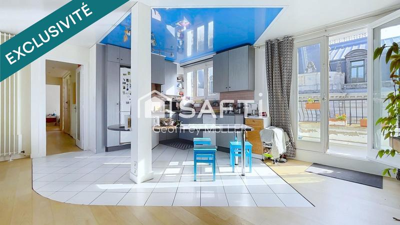 Appartement - 95 m² - 5 pièces