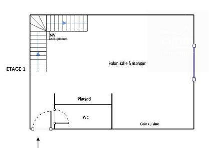 Duplex - 54 m² - 2 pièces