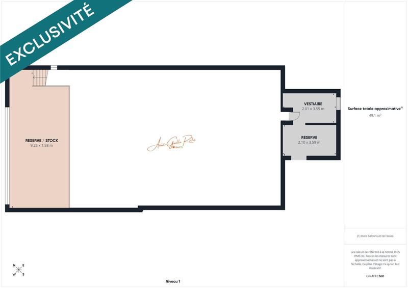 Local commercial - 245 m² - 4 pièces