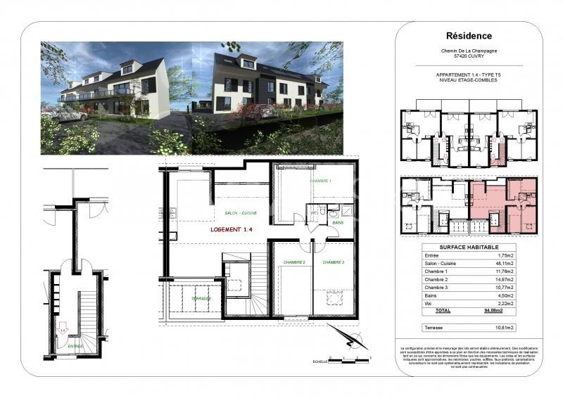 Appartement - 94 m² - 4 pièces