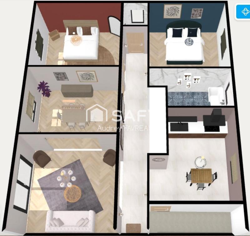 Maison - 92 m² - 4 pièces