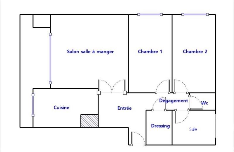 Appartement - 68 m² - 3 pièces