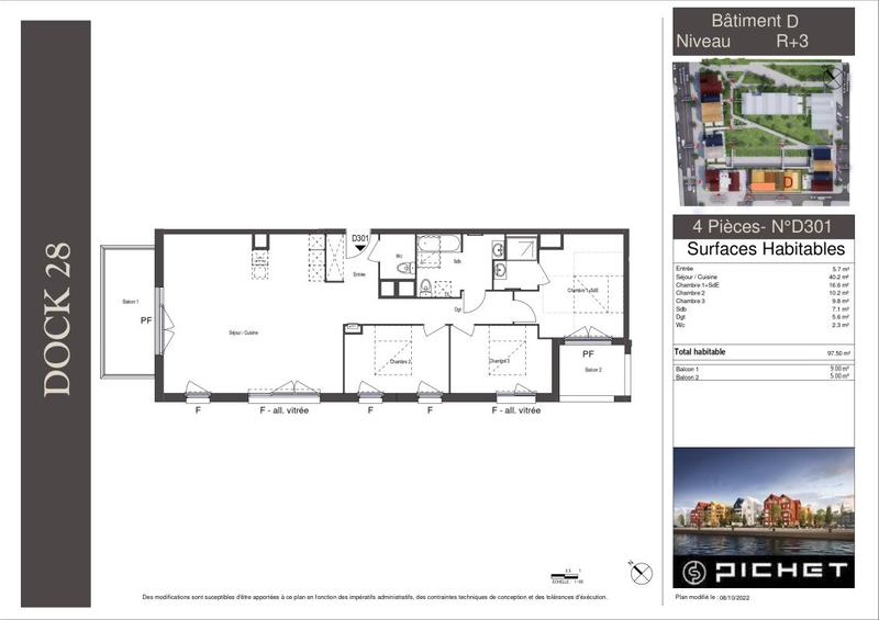 Appartement - 97 m²