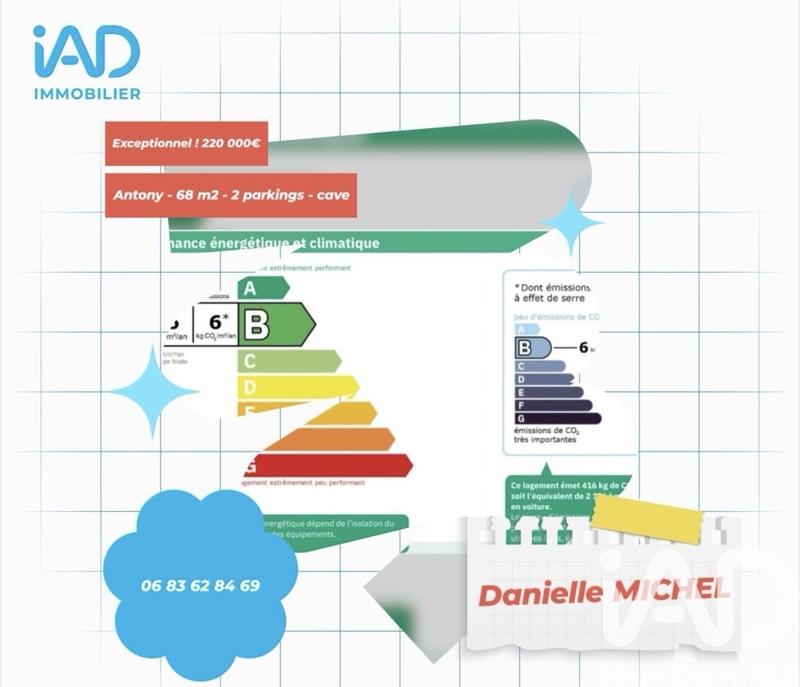 Appartement - 68 m² - 3 pièces
