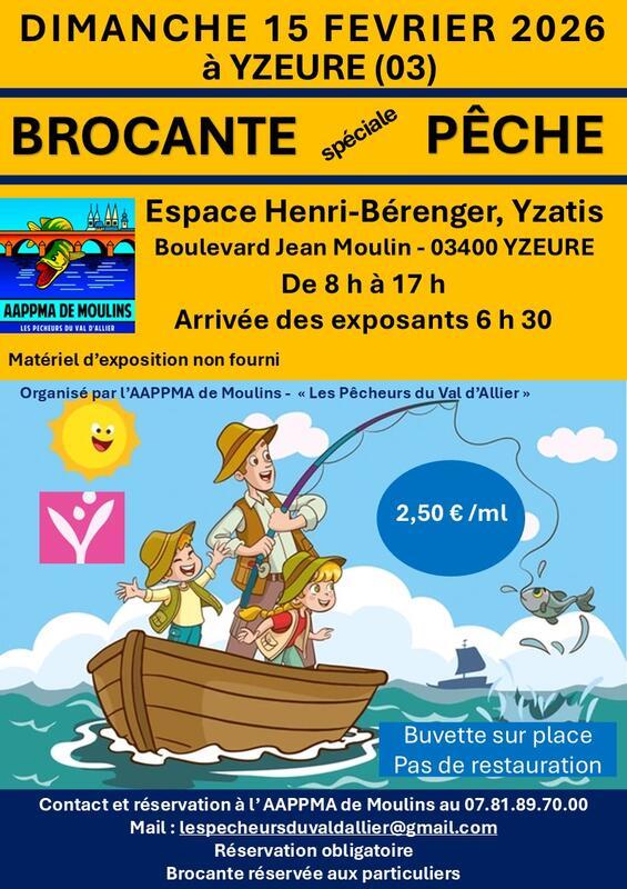 Brocante spéciale pêche