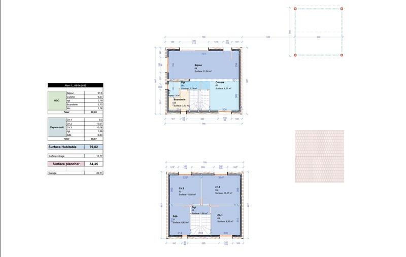 Terrain constructible - 1 641 m²