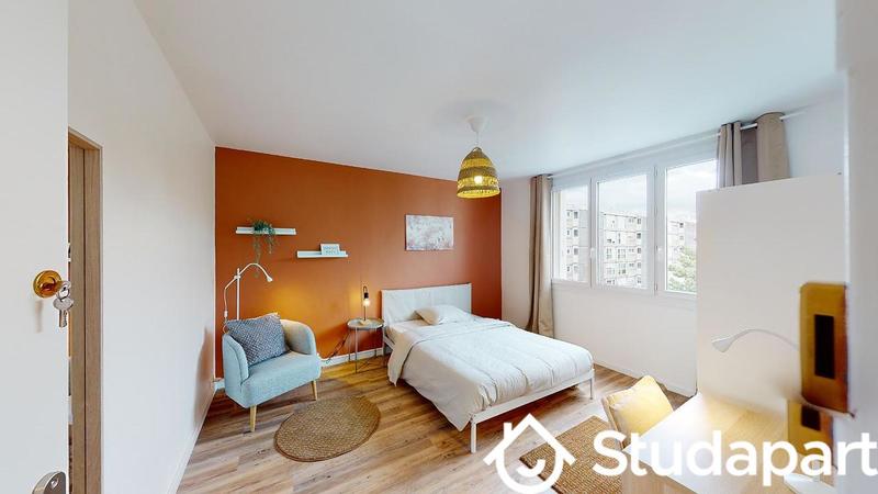 Chambre - 9 m² - 1 pièce