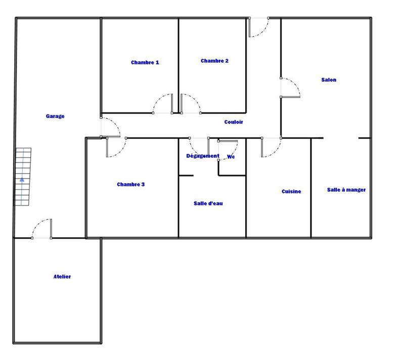 Maison - 92 m² - 5 pièces