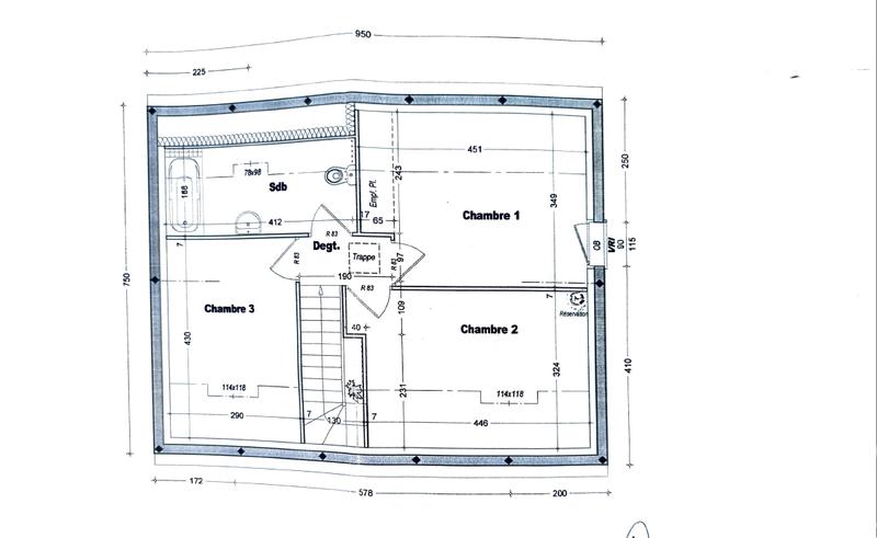 Maison - 74 m² - 4 pièces