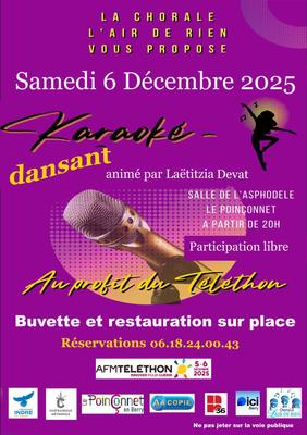 Karaoké dansant du Téléthon