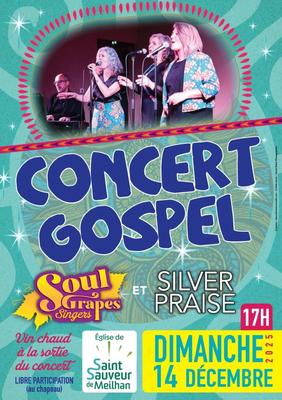 Concert de Noël Gospel à Saint Sauveur de Meilhan