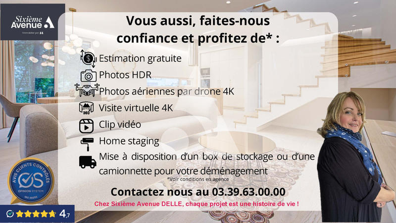 Appartement - 50 m² - 2 pièces