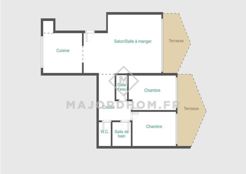 Appartement - 107 m² - 4 pièces