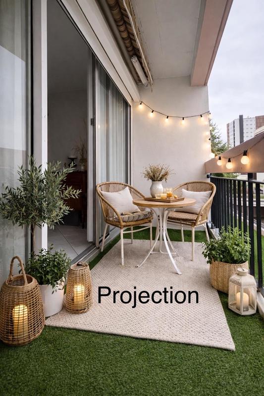 Appartement - 50 m² - 2 pièces