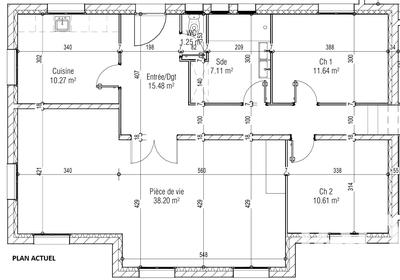 Maison - 96 m² - 4 pièces