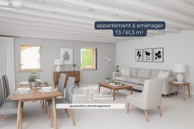 Appartement - 61 m² - 3 pièces