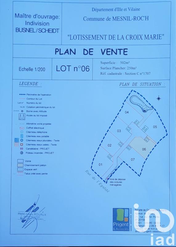 Terrain - 502 m²