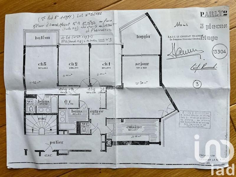 Appartement - 95 m² - 5 pièces