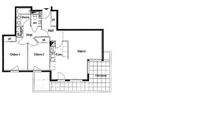 Appartement - 66 m² - 3 pièces