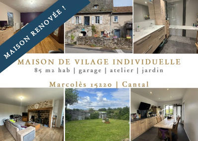 Maison en pierre - 95 m² - 5 pièces