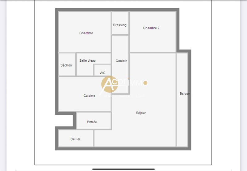 Appartement - 69 m² - 3 pièces