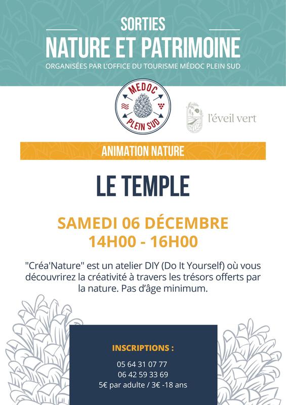 Sortie nature &quot;Créa'Nature au Temple -Diy Création d'un mobile nature&quot;