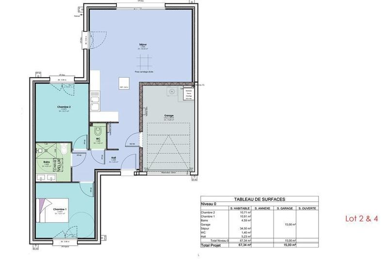 Maison - 67 m² - 3 pièces
