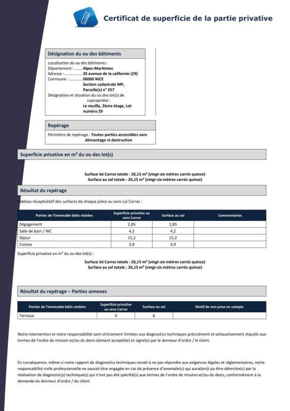 Studio - 26 m² - 1 pièce