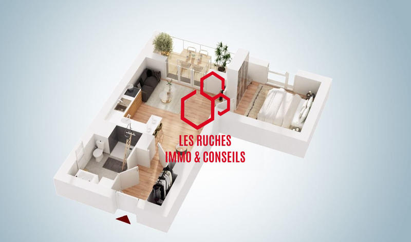 Appartement - 42 m² - 2 pièces