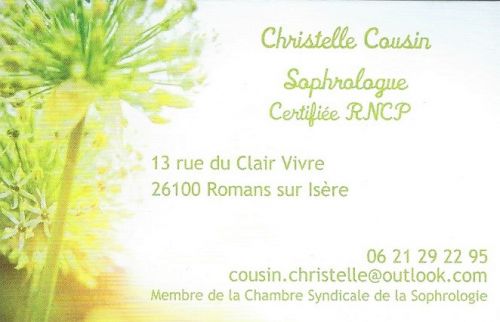 Christelle Cousin Sophrologue