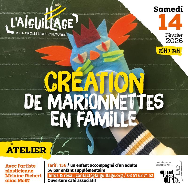 Atelier : Création de marionnettes en famille