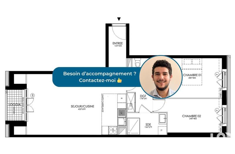 Appartement - 67 m² - 3 pièces