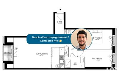 Appartement - 67 m² - 3 pièces