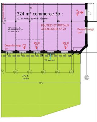 Local commercial - 204 m²
