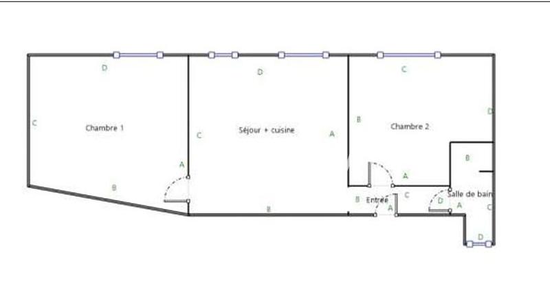 Appartement - 47 m² - 3 pièces