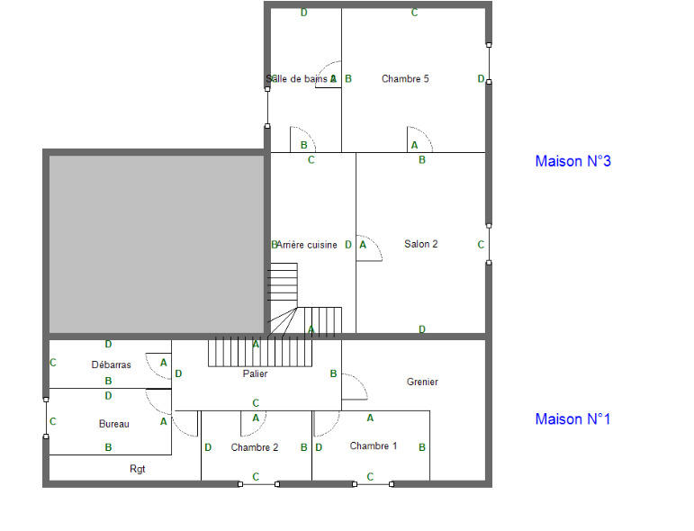 Maison - 214 m² - 11 pièces