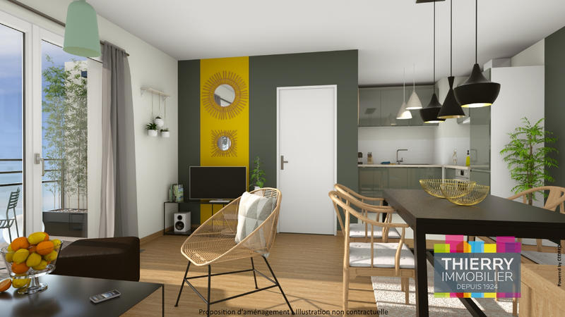 Appartement - 59 m² - 3 pièces