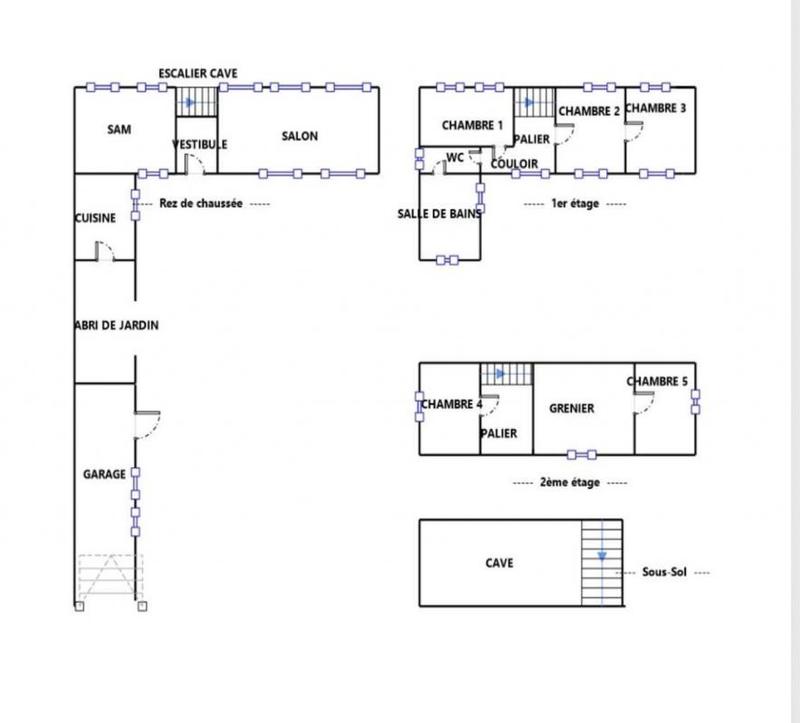 Maison - 185 m² - 9 pièces