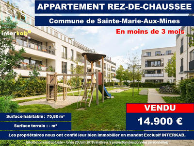 Appartement - 64 m² - 3 pièces