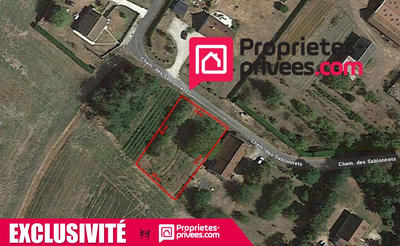 Terrain constructible - 860 m²