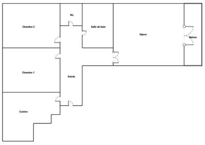 Appartement - 74 m² - 3 pièces