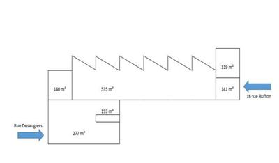 Local d'activités - 824 m²
