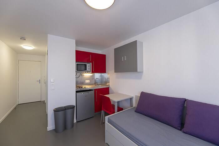 Studio - 17 m² - 1 pièce