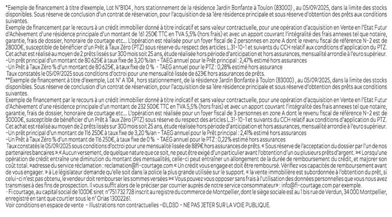 Appartement - 60 m² - 3 pièces