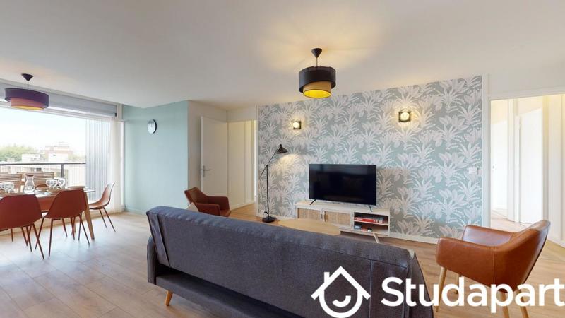 Chambre - 12 m² - 1 pièce