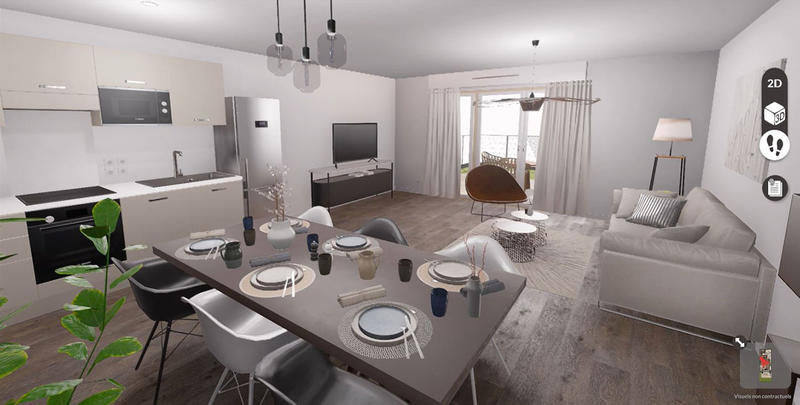 Appartement - 101 m² - 4 pièces