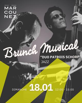 Brunch Musical : David Patrois / Bruno Schorp Duo