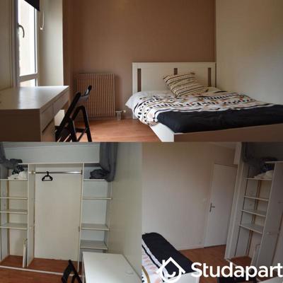 Chambre - 9 m² - 1 pièce